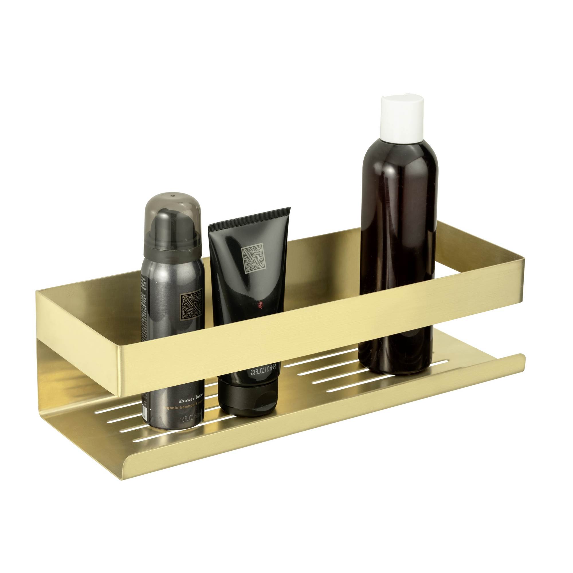 Wandablage 'Turbo-Loc® Genova' matt gold 30 x 10,5 x 8 cm + product picture