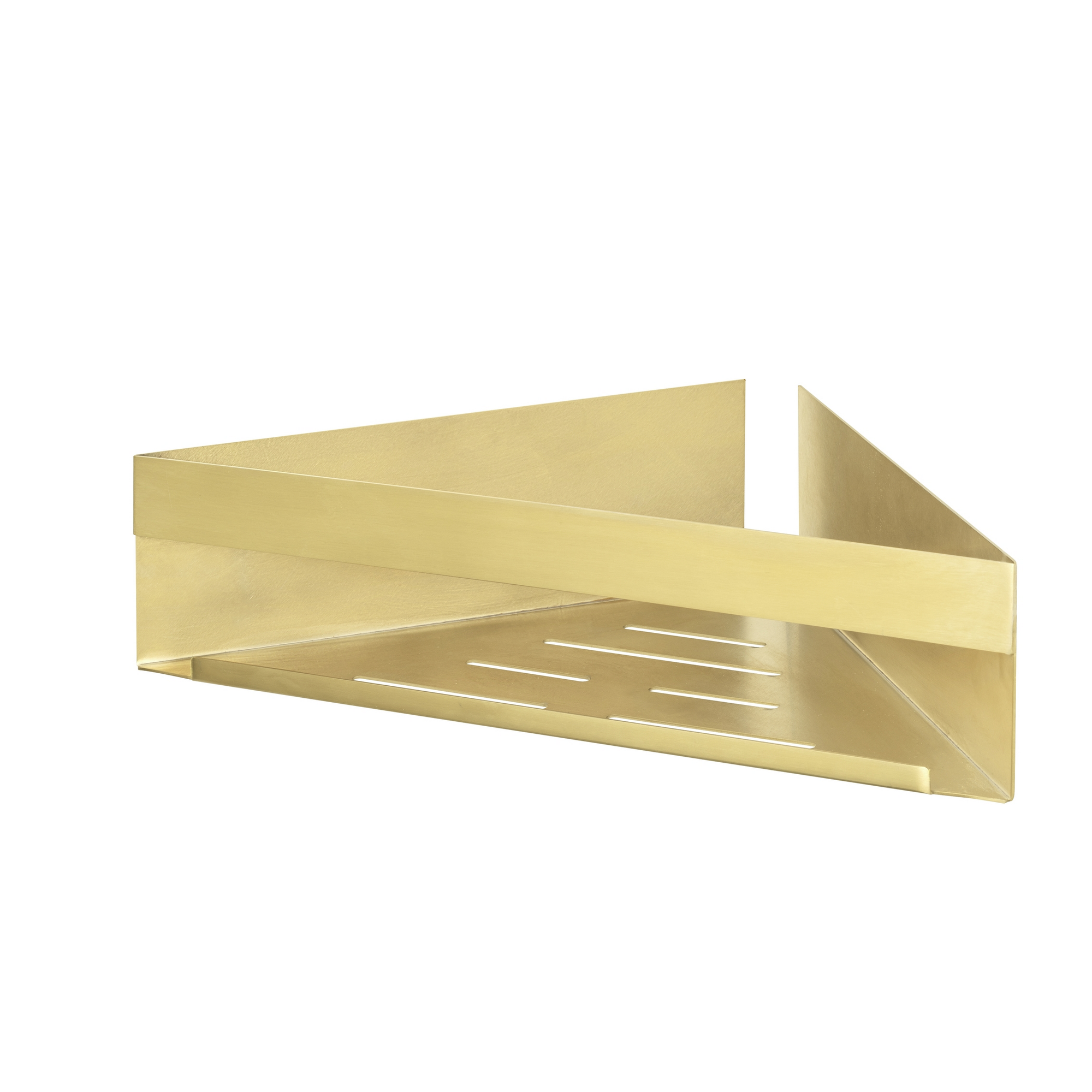 Eckablage 'Turbo-Loc® Genova' matt gold 36 x 17 x 8 cm + product picture