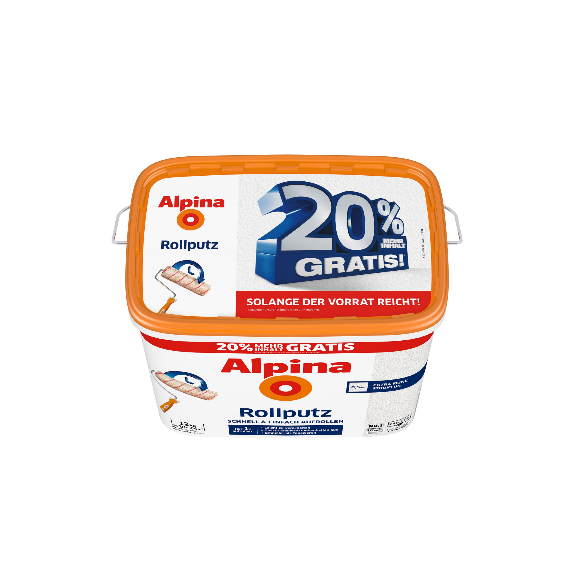 Rollputz 24 kg weiß