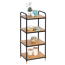 Regal 'Loft' Bambus/Metall 4 Böden 42 x 33,5 x 94,5 cm