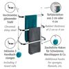 Handtuchhalter aus verchromtem Stahl