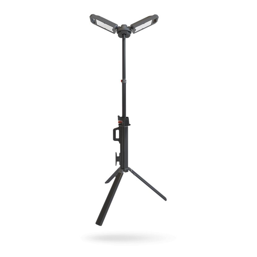 Baustellenlampe auf Stativ