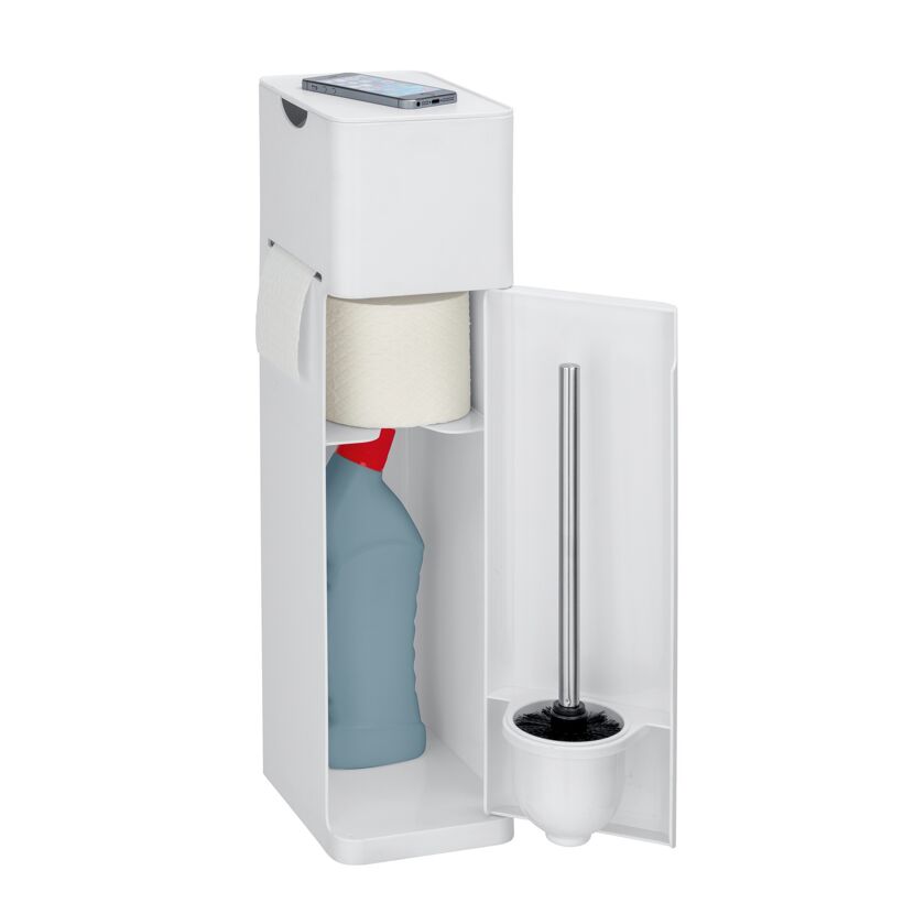 Stand-WC-Garnitur mit Toilettenbürste