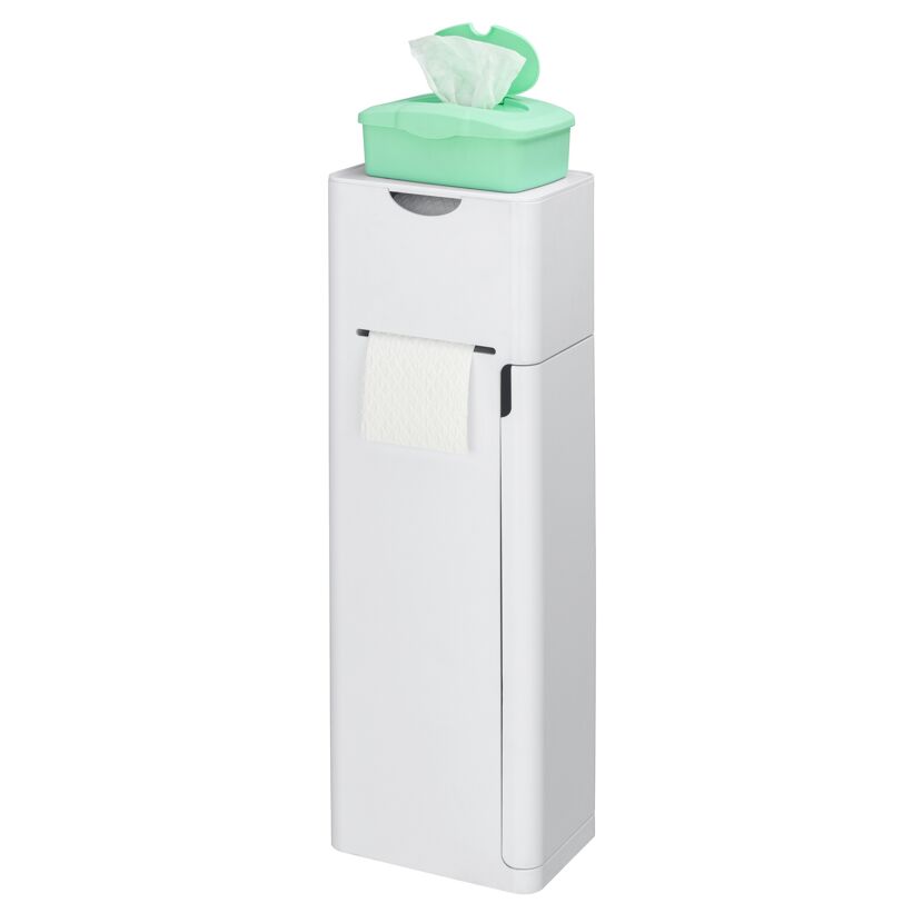 Stand-WC-Garnitur mit Toilettenpapierhalter