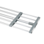 Teleskop-Klemmregal silber/grau 70-120 x 23 x 3 cm