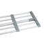 Teleskop-Klemmregal silber/grau 70-120 x 23 x 3 cm
