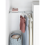 Teleskop-Klemmregal silber/grau 70-120 x 23 x 3 cm