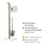 Stand-WC-Garnitur mit Toilettenbürste