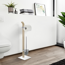 Stand WC-Garnitur 'Samona' 2-in-1 holzfarben mit Glaseinsatz