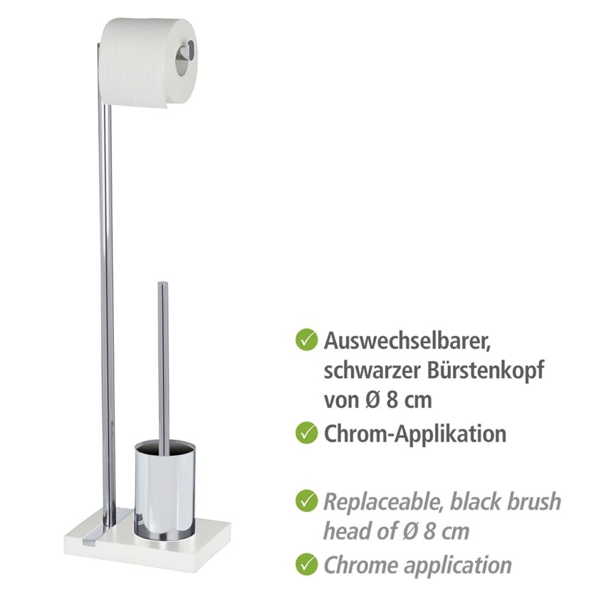 Stand-WC-Garnitur mit Toilettenbürste