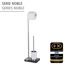 Stand WC-Garnitur 'Noble' 2-in-1 chromfarben/schwarz