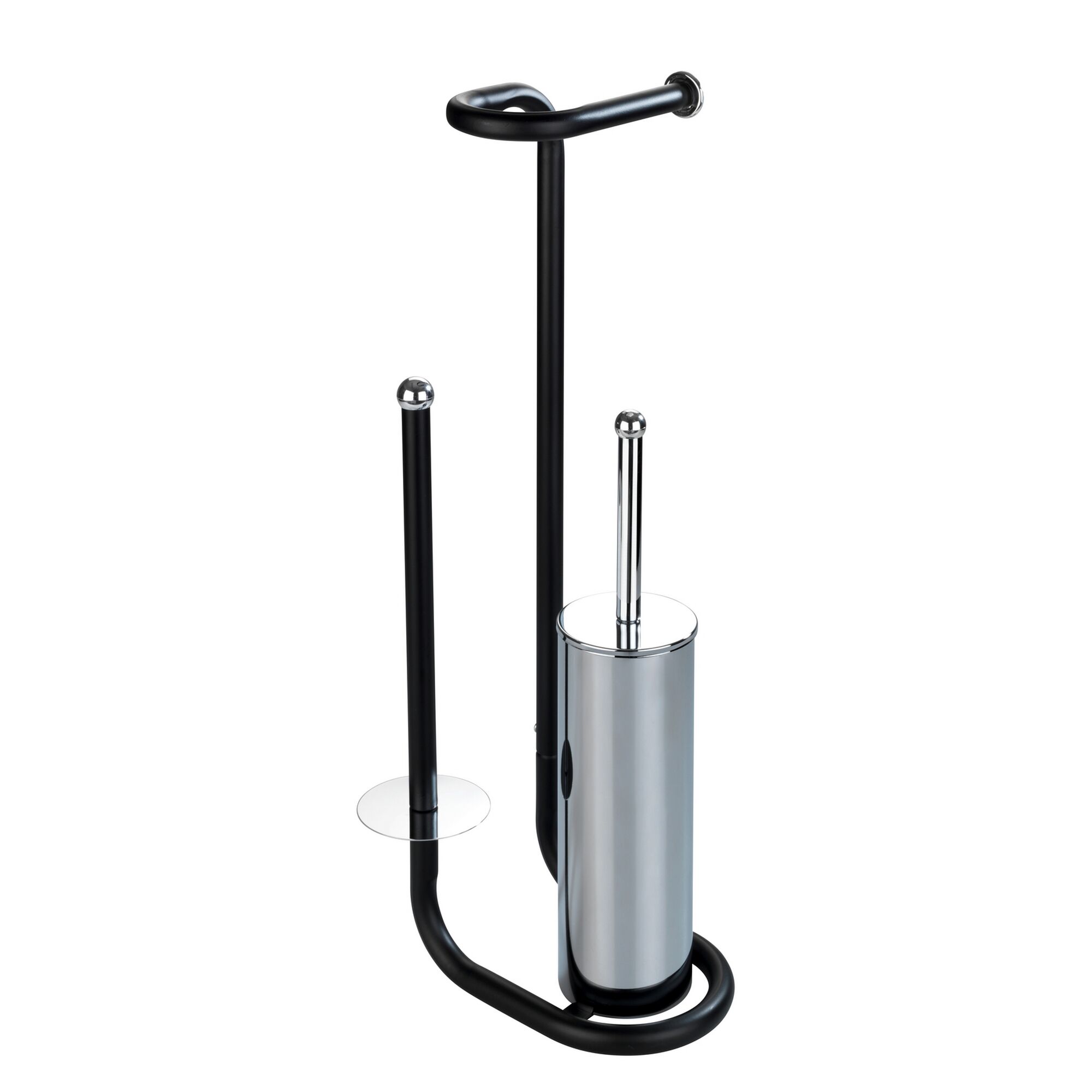 Stand-WC-Garnitur mit Toilettenbürste