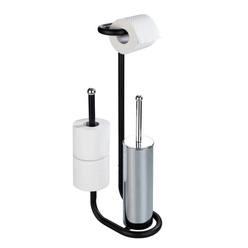 Stand-WC-Garnitur mit Toilettenbürste