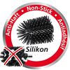 Schwarze Silikon Toilettenbürste