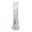 Stand WC-Garnitur 'Sulmona' 3-in-1 edelstahlfarben