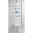 Teleskopregal im Badezimmer