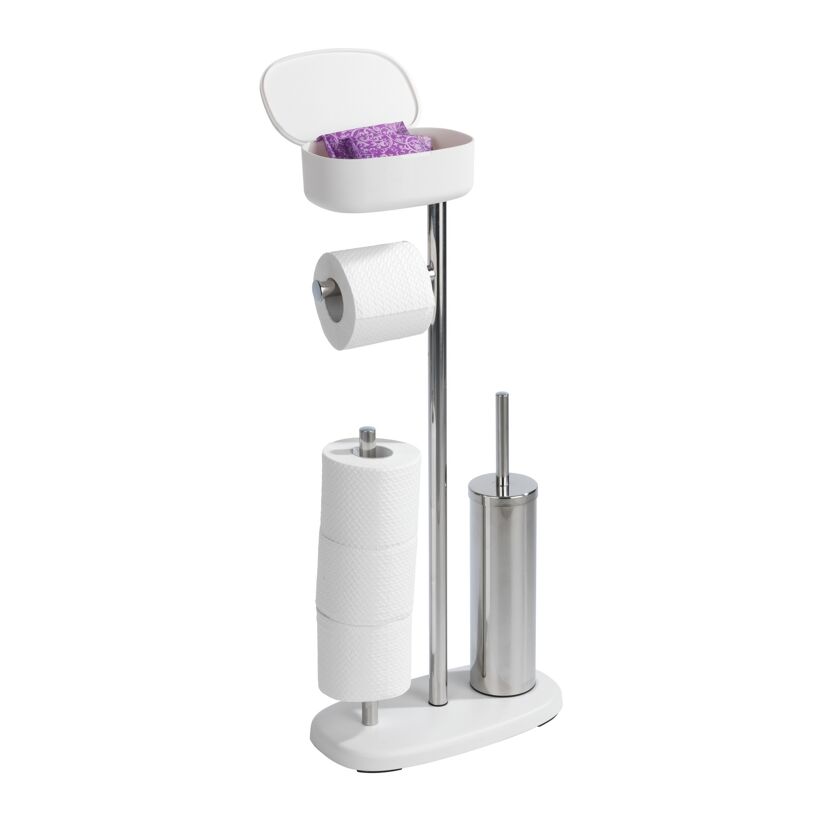 Stand-WC-Garnitur mit Toilettenbürste