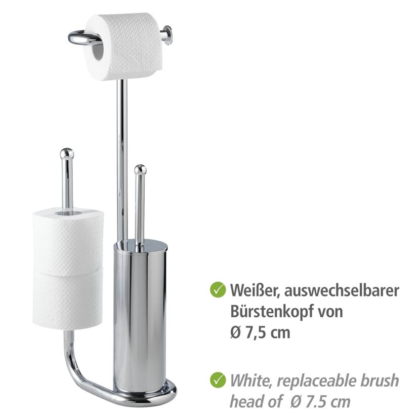 Stand-WC-Garnitur mit Toilettenbürste