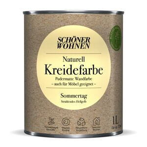Naturell Kreidefarbe 'Sommertag' hellgelb matt 1 l