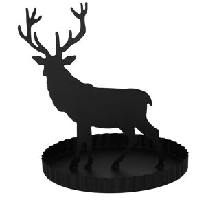Kerzenhalter mit Hirsch 34 cm