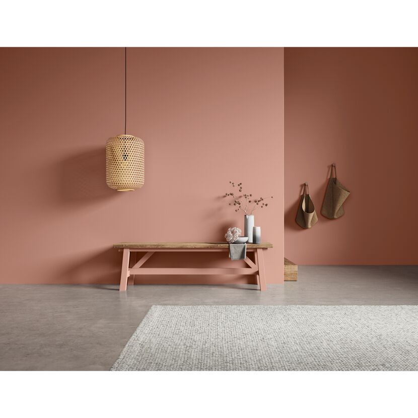 Naturell Kreidefarbe 'Herbstrascheln' rostrot matt 1 l