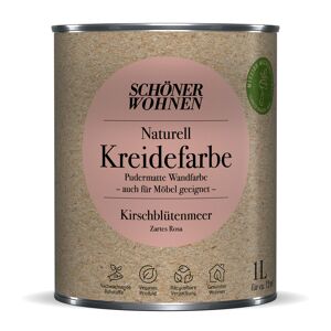 Naturell Kreidefarbe 'Kirschblütenmeer' rosa matt 1 l