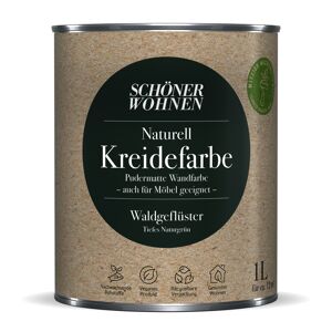 Naturell Kreidefarbe 'Waldgeflüster' dunkelgrün matt 1 l
