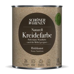 Naturell Kreidefarbe 'Holzkunst' naturbraun matt 1 l
