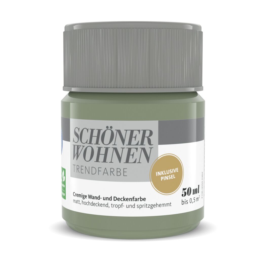 Trendfarbe 'Olive' grün matt 50 ml