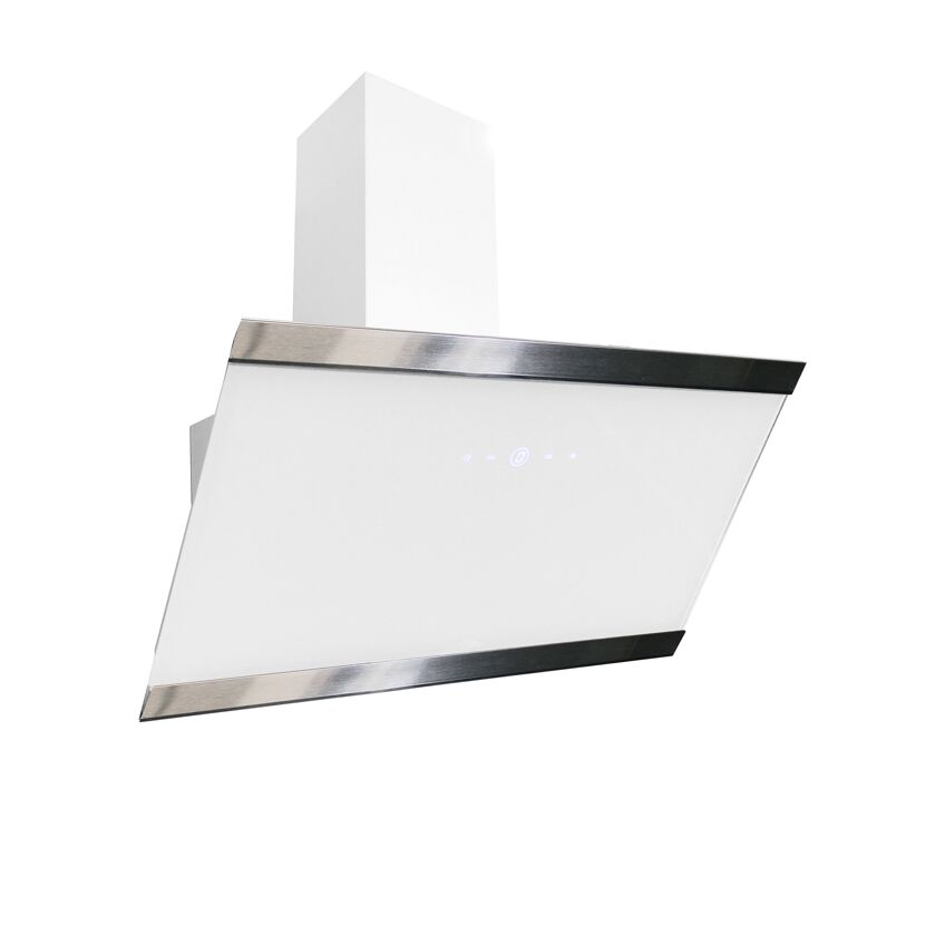 Dunstabzugshaube aus Glas und Metall