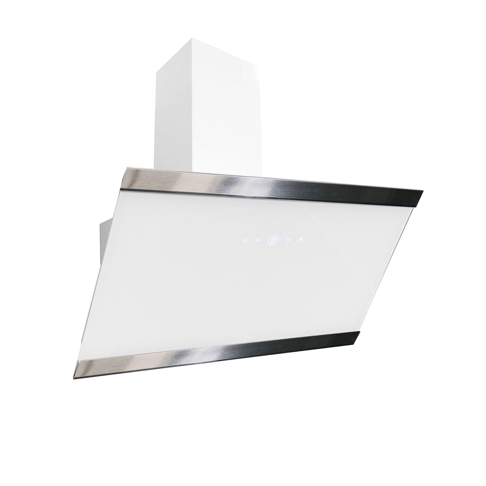 Dunstabzugshaube aus Glas und Metall