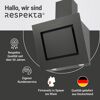 Schräghaube 'CH42060BSA' Edelstahl/Glas schwarz 60 cm