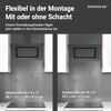 Schräghaube 'CH42090BSA' Edelstahl/Glas schwarz 90 cm
