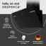 Schräghaube 'CH69090SA+' Metall/Glas schwarz 90 cm