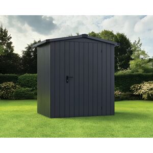 Gerätehaus 'Euroline ESD1 Trend-Sk' anthrazitgrau 189 x 133 x 199 cm, Einzeltür