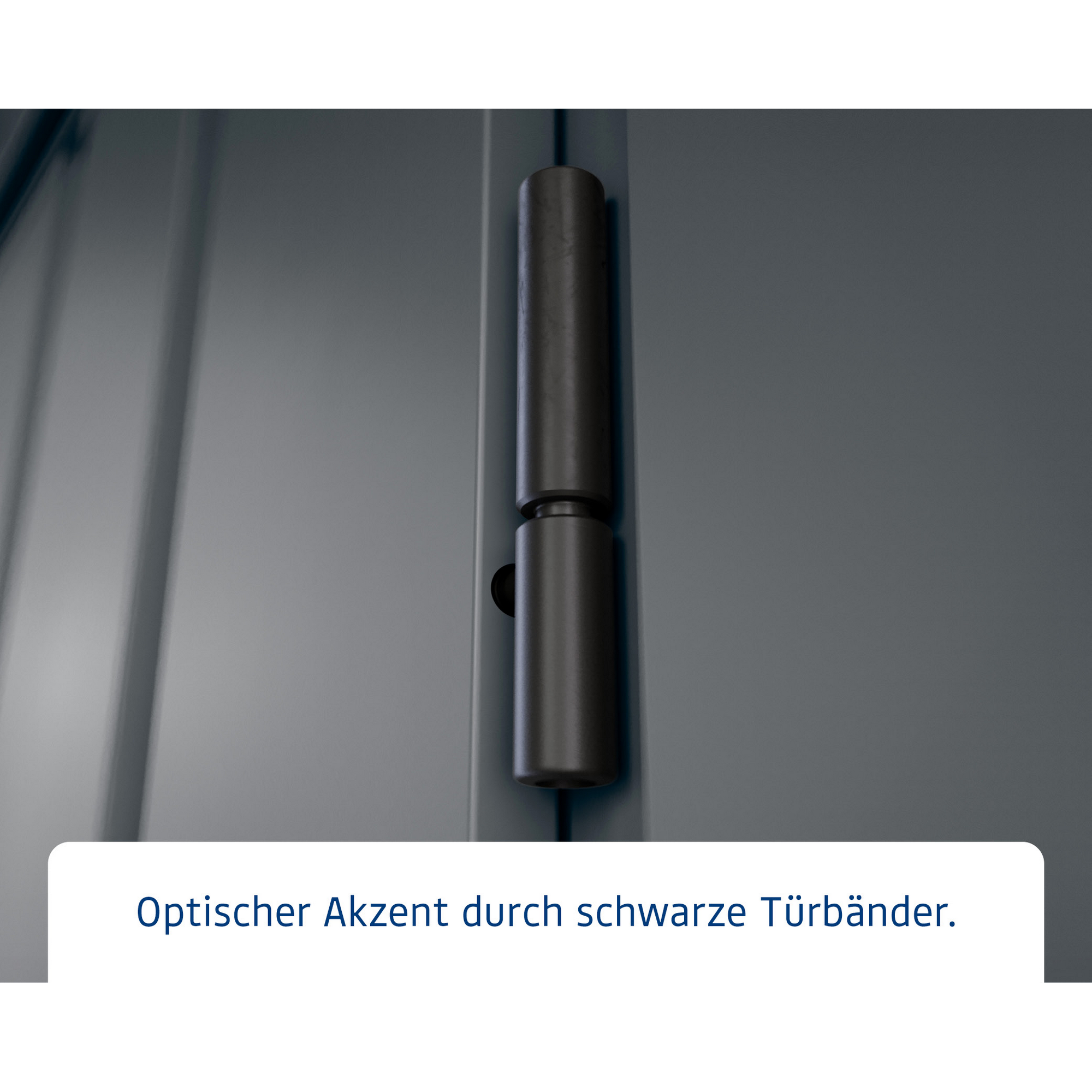 Gerätehaus 'Euroline ESD1 Trend-Sk' anthrazitgrau 189 x 133 x 199 cm, Einzeltür