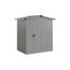 Gerätehaus 'Euroline ESD1 Trend-Sk' graualuminium 189 x 133 x 199 cm, Einzeltür
