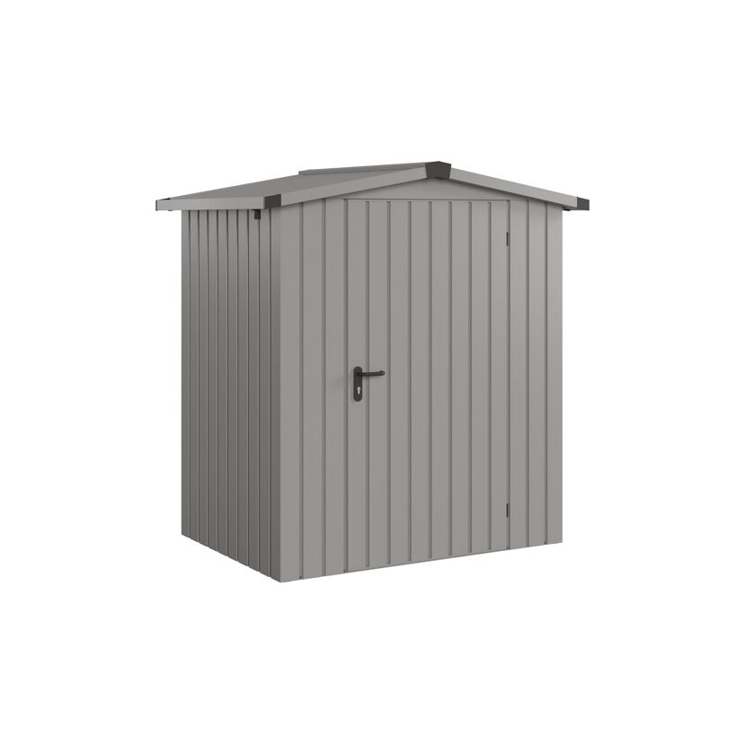 Gerätehaus 'Euroline ESD1 Trend-Sk' graualuminium 189 x 133 x 199 cm, Einzeltür