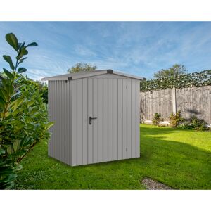 Gerätehaus 'Euroline ESD1 Trend-Sk' graualuminium 189 x 133 x 199 cm, Einzeltür