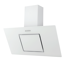 Schräghaube 'CH22010/90WBZ' Metall/Glas weiß 90 cm