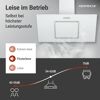 Schräghaube 'CH22010/90WBZ' Metall/Glas weiß 90 cm