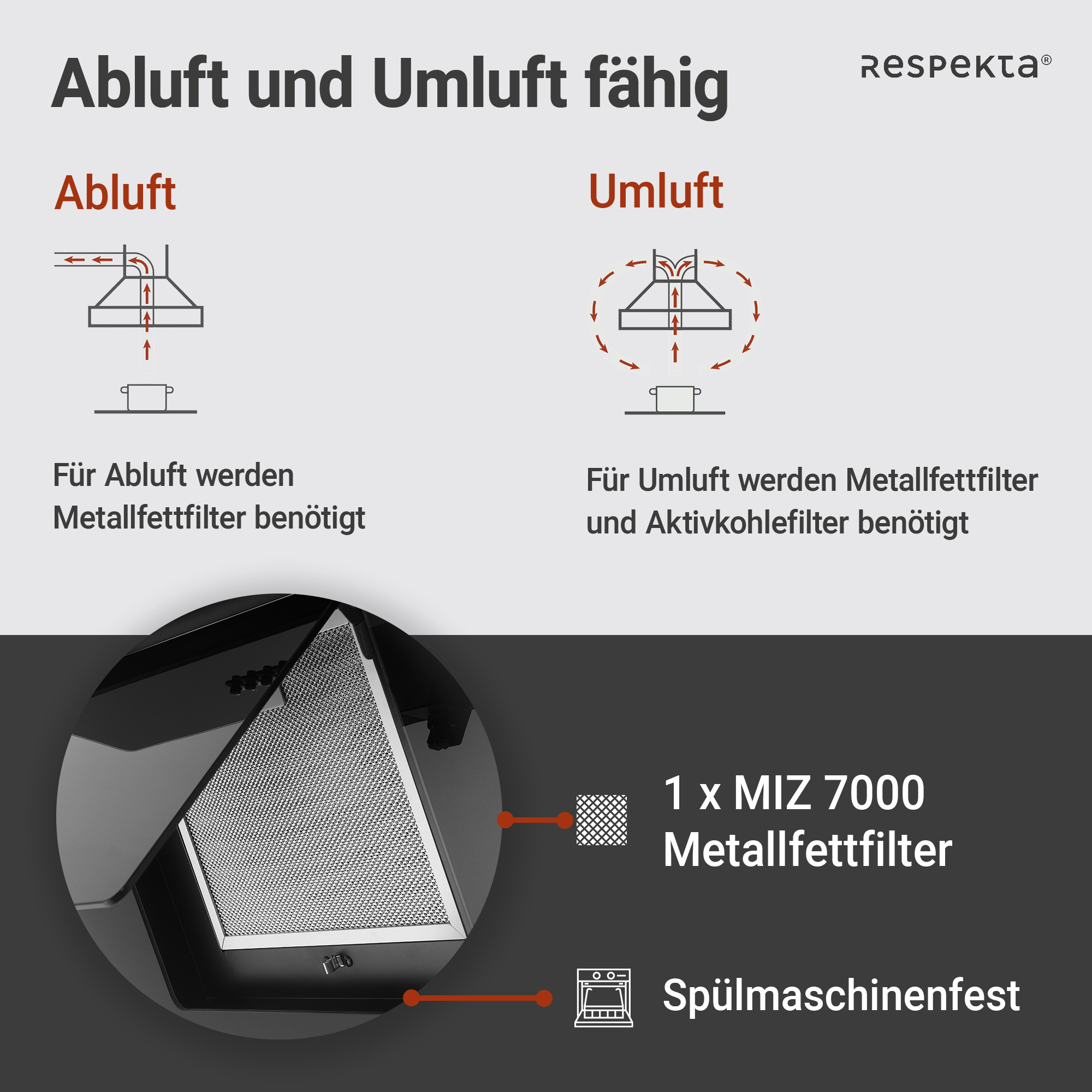 Schräghaube 'CH21060SBZ' Metall/Glas schwarz 60 cm