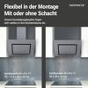 Schräghaube 'CH22020IXB' Edelstahl 60 cm