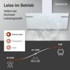Schräghaube 'CH58090WA+' Metall/Glas weiß 90 cm
