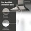 Kaminhaube 'CH22058IXB' Edelstahl 60 cm