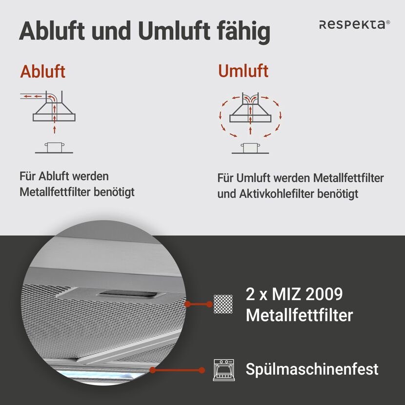 Kaminhaube 'CH22058IXB' Edelstahl 60 cm