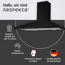 Kaminhaube 'CH22055-90S' Metall 90 cm