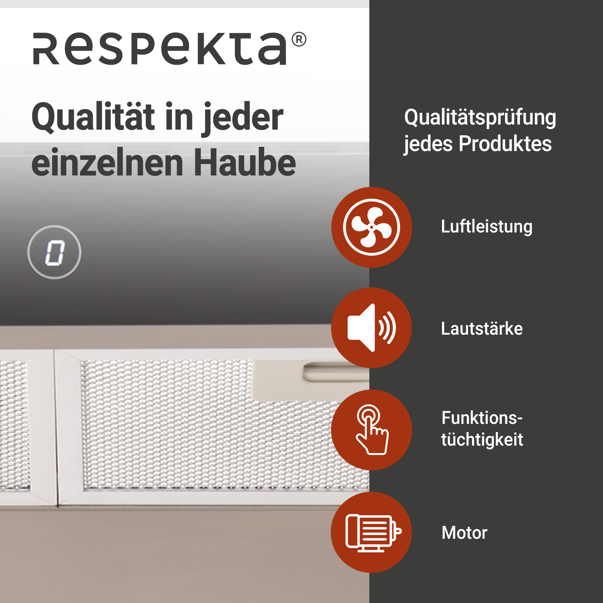 Unterbauhaube 'CH12060IX-21' Edelstahl 60 cm
