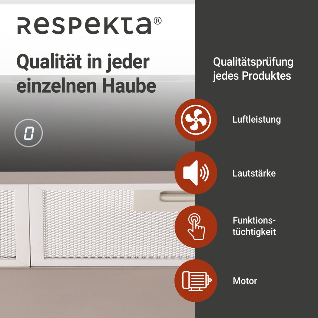 Unterbauhaube 'CH12060IX-21' Edelstahl 60 cm