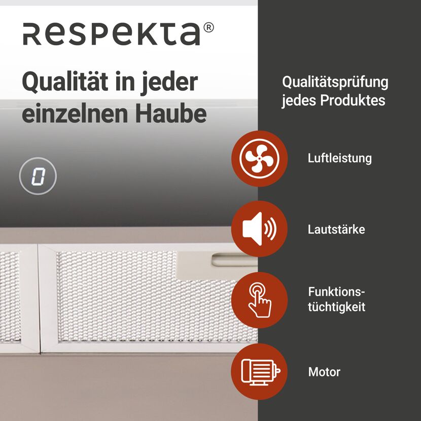 Unterbauhaube 'CH12060IX-21' Edelstahl 60 cm
